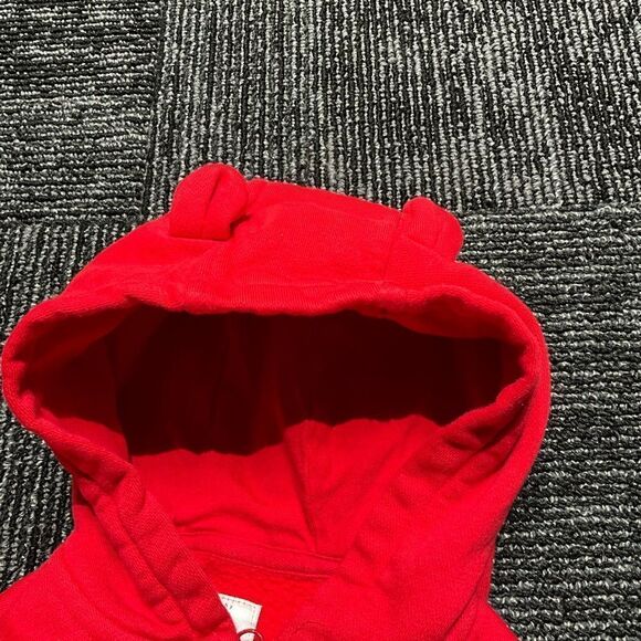 Baby Gap Bear Sweatsuit One Piece Jumper Red 18-24 Months - Picture 3 of 4